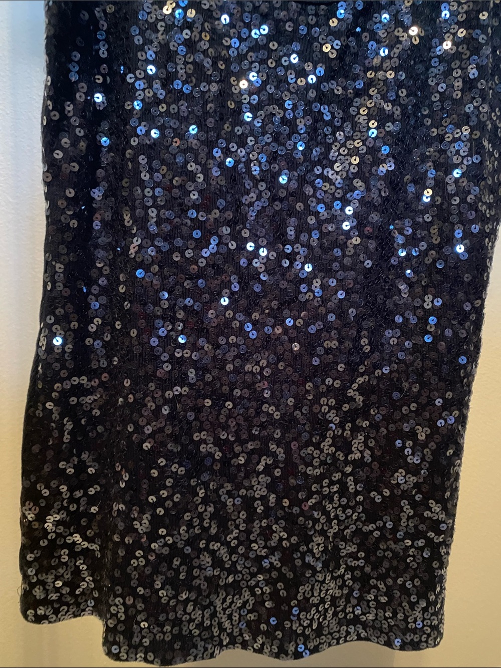Express Black Sequin Tank Top - Picture 3 of 8